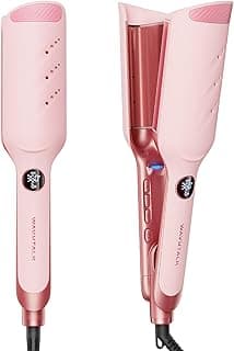 Wavytalk Power Wave Hair Crimper, Curling Iron Hair Crimper Waver, Ventilation Design for Less Damage, Ionic Reduces Frizz, Effortless-Wave...
